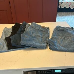 5 pairs of madewell jeans